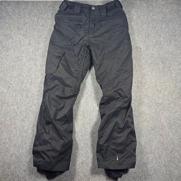 Salomon Other - Salomon Mens Clima Pro 10k Ski Snowboard Pants Black Cargo Size M Waterproof EUC